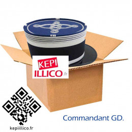 Képi COMMANDANT CHEF D'ESCADRON Gendarmerie Départementale EXPEDITION DE SUITE