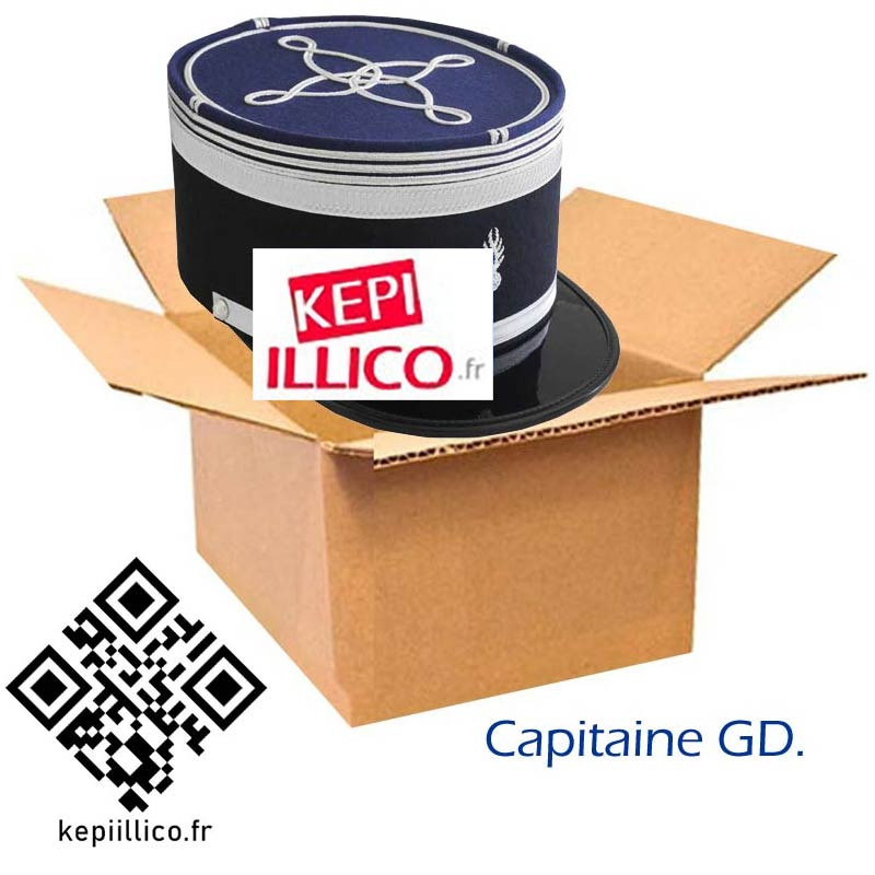 Képi CAPITAINE Gendarmerie Départementale EXPEDITION DE SUITE