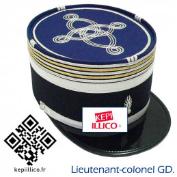 Képi LIEUTENANT-COLONEL Gendarmerie Départementale EXPEDITION DE SUITE ZOOM