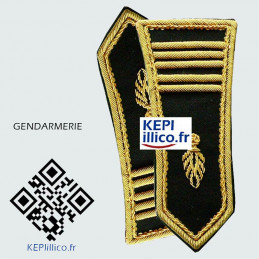 Paire de pattes épaules Colonel pour spencer Gendarmerie