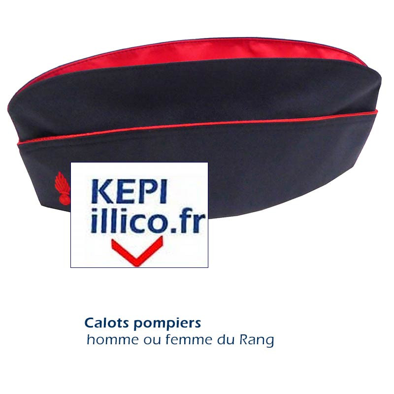 CALOT POMPIERS HOMME ET FEMME DU RANG