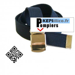 Ceinture sangle marine BSPP boucle Or