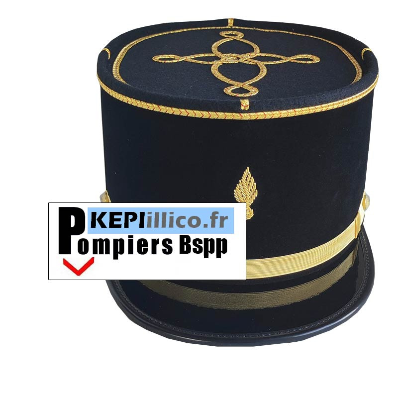 Képi BSPP Adjudant-Chef - Pompiers de Paris
