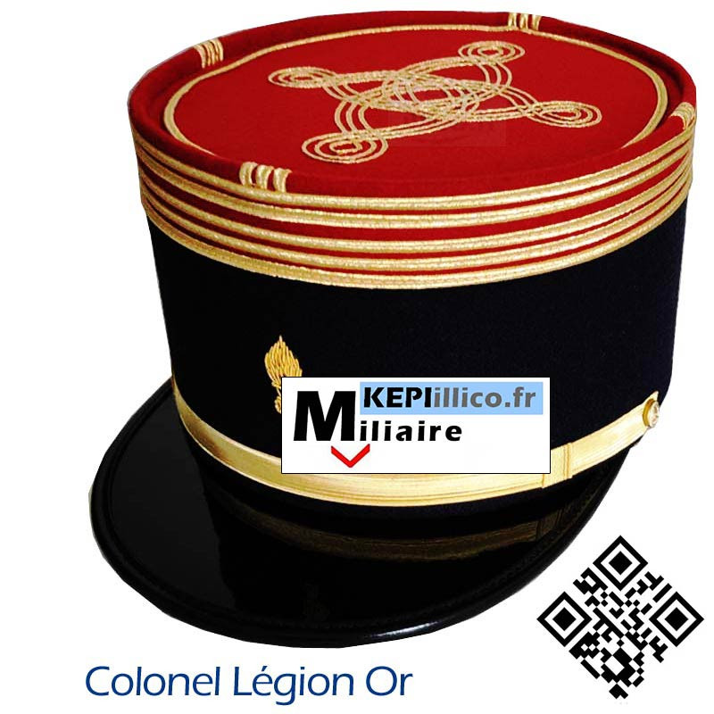 Képi militaire Légion Etrangère Infanterie COLONEL