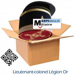 Képi militaire Légion Etrangère Infanterie ou Génie LIEUTENANT-COLONEL expedition