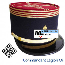 Képi militaire Légion Etrangère Infanterie et Génie COMMANDANT