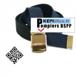 Ceinture sangle marine BSPP boucle Or