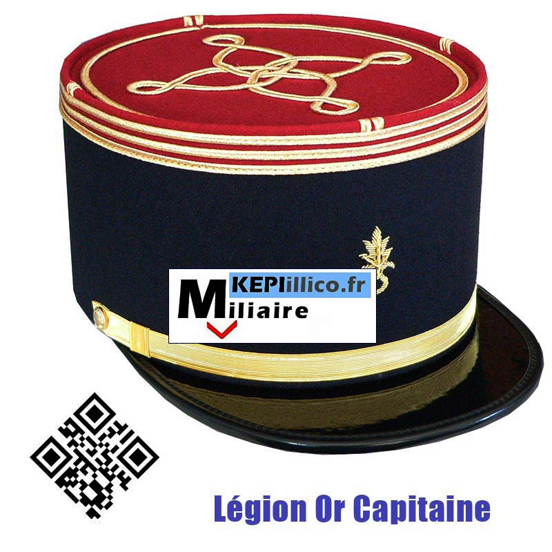 Képi CAPITAINE Légion Etrangère Infanterie ou Génie