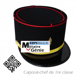 Képi CAPORAL-CHEF DE 1RE CLASSE militaire du GENIE