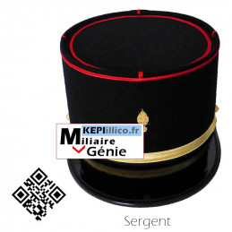 Képi SERGENT-CHEF militaire du GENIE