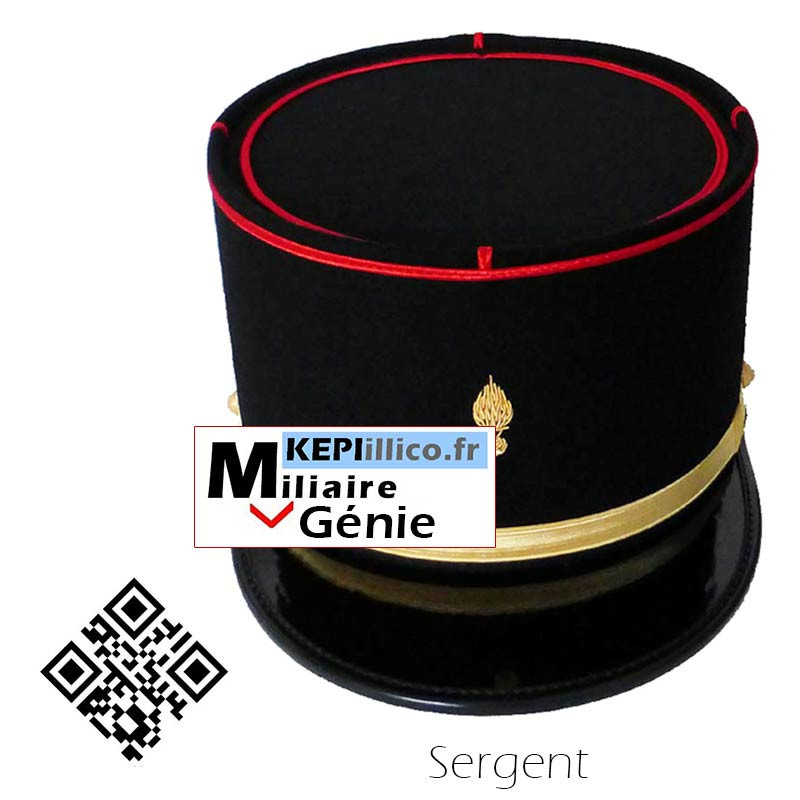 Képi SERGENT-CHEF militaire du GENIE