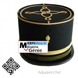Képi ADJUDANT-CHEF militaire du GENIE