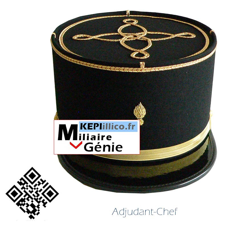 Képi ADJUDANT-CHEF militaire du GENIE