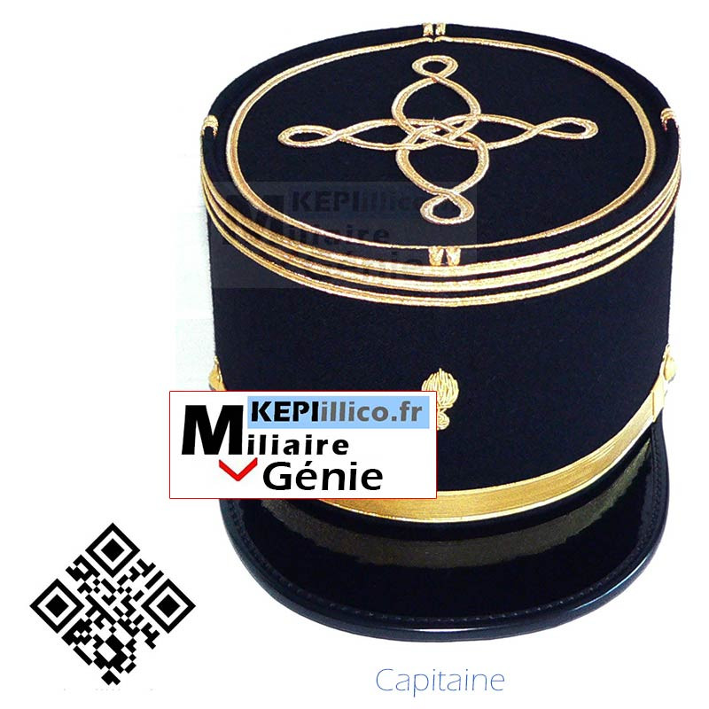 Képi CAPITAINE militaire du GENIE