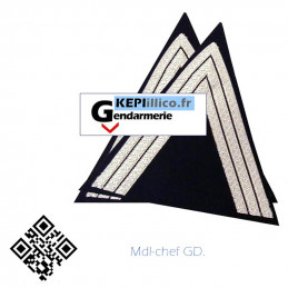 Galons de Manches MDL-CHEF Gendarmerie Départementale
