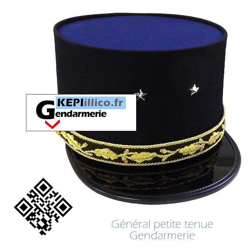 Képi GENERAL Petite Tenue Gendarmerie
