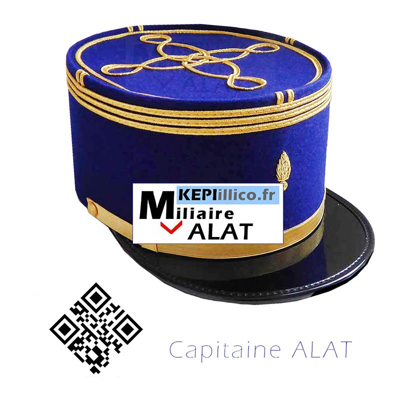 Képi CAPITAINE militaire ALAT