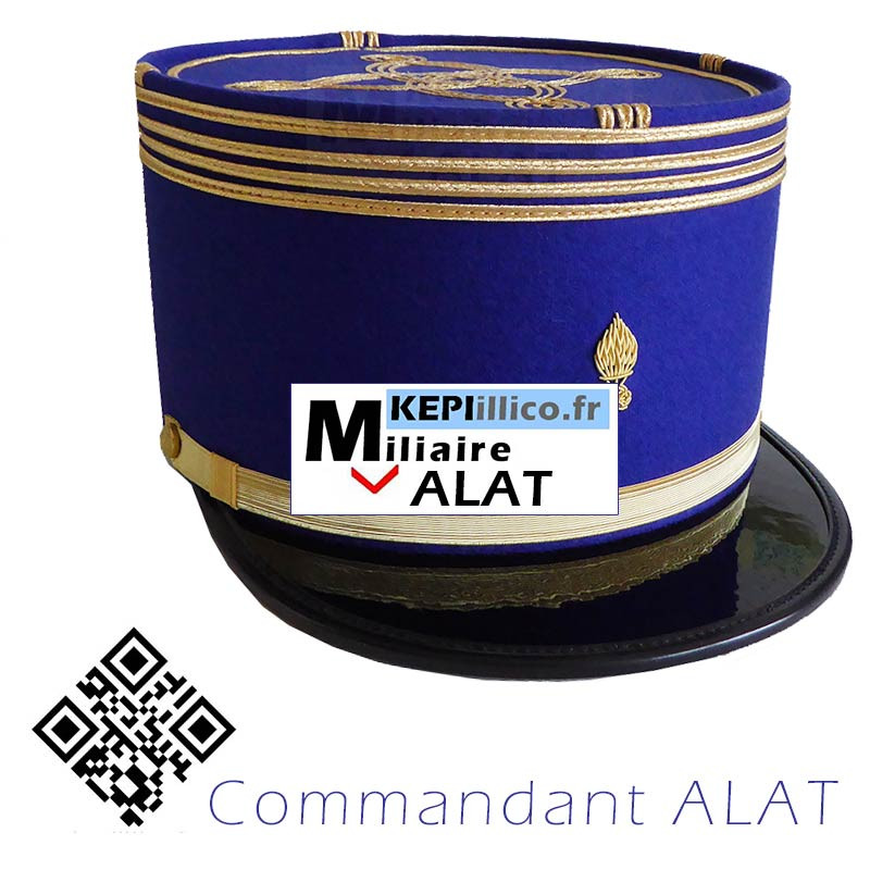 Képi COMMANDANT militaire ALAT