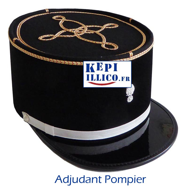 KEPI ADJUDANT SAPEURS-POMPIERS EN STOCK EXPEDITON DE SUITE TAILLE