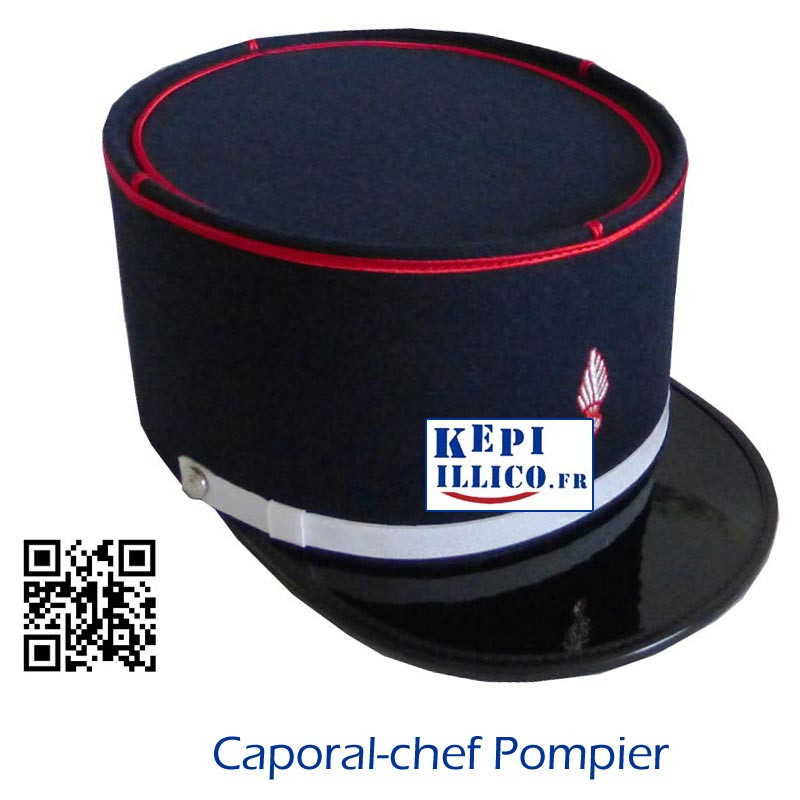 KEPI CAPORAL-CHEF SAPEURS-POMPIERS EN STOCK EXPEDITON DE SUITE taille