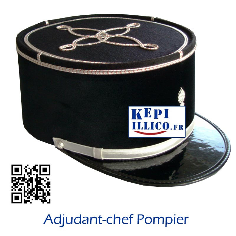 KEPI ADJUDANT-CHEF SAPEURS-POMPIERS EN STOCK EXPEDITON DE SUITE taille