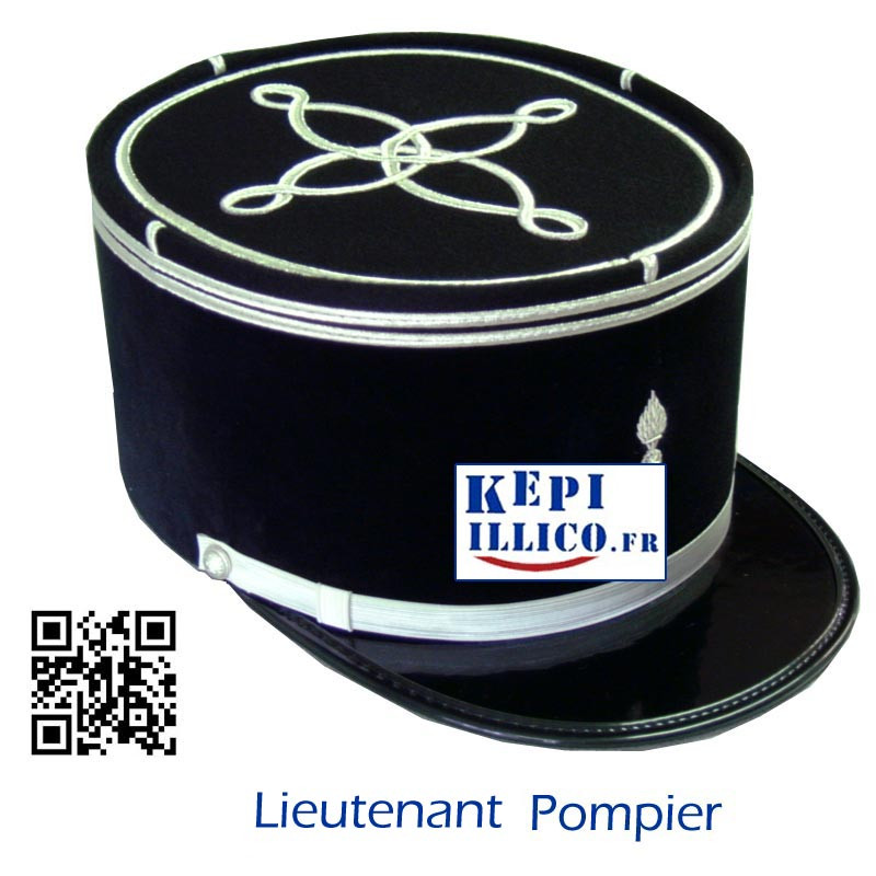 KEPI LIEUTENANT SAPEURS-POMPIERS EN STOCK EXPEDITON DE SUITE taille
