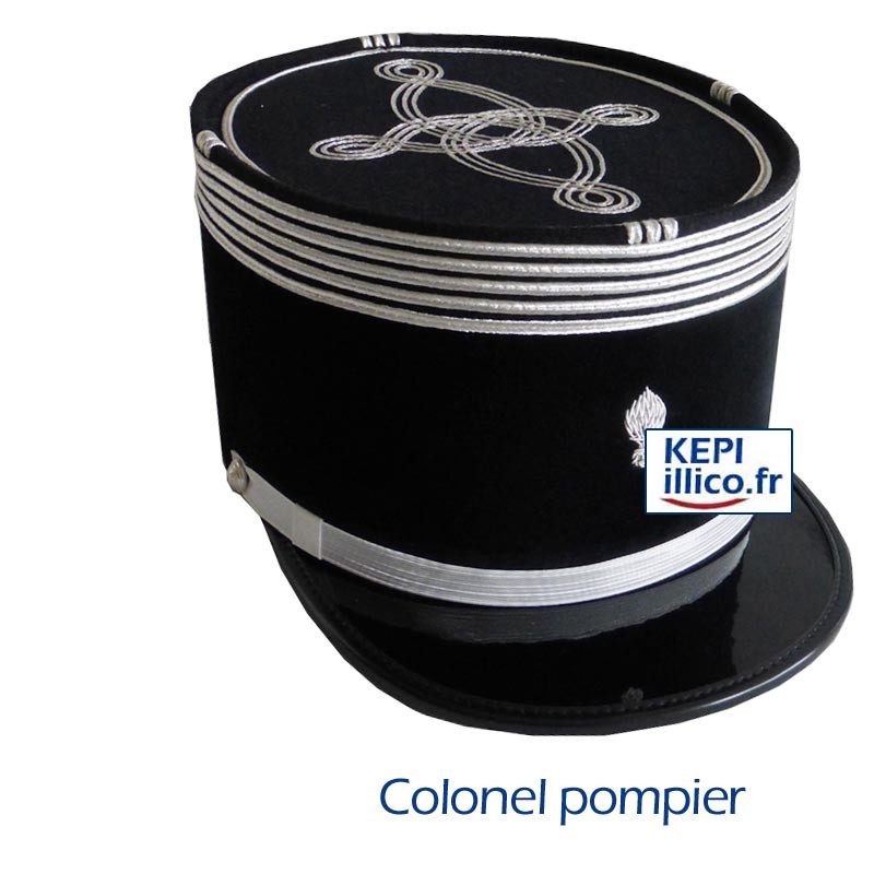 KEPI COLONEL SAPEURS-POMPIERS vue deux