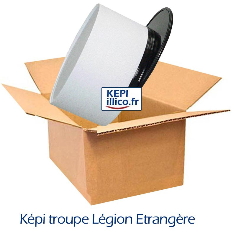 Képi BLANC TROUPE Légion Etrangere