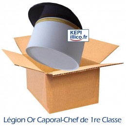 Képi BLANC CAPORAL-CHEF 1re CLASSE Légion Etrangere Infanterie et Génie