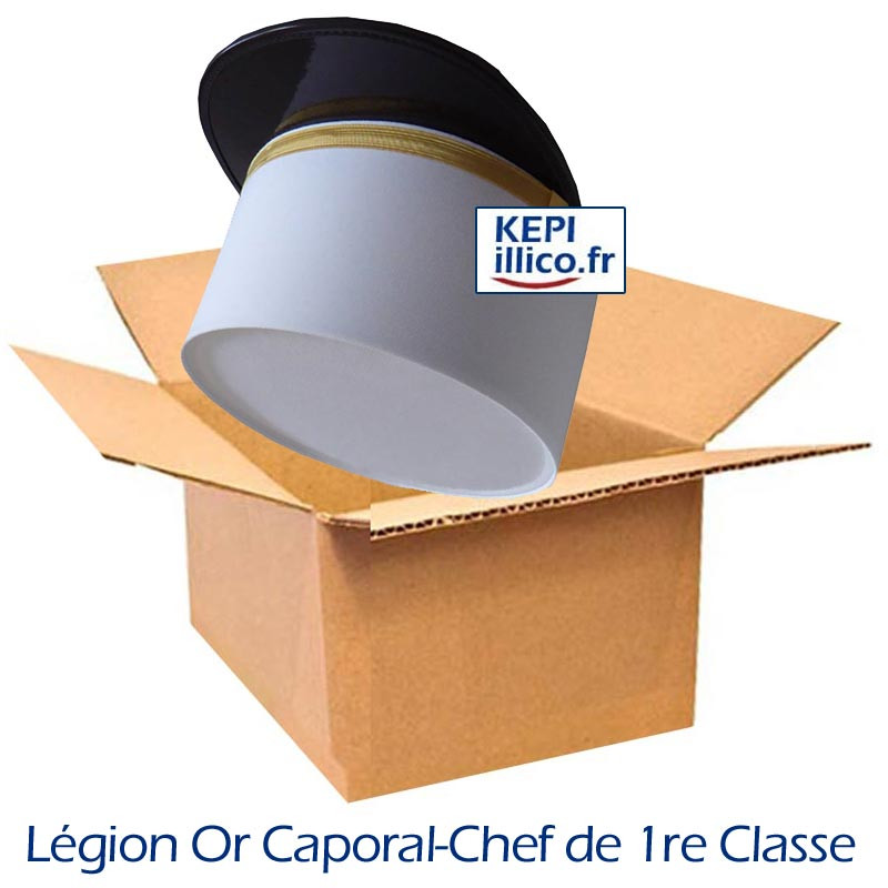 Képi BLANC CAPORAL-CHEF 1re CLASSE Légion Etrangere Infanterie et Génie