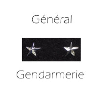 Gendarmerie accessoires d'uniforme grade Général