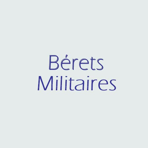 Berets militaires et insignes